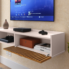 Rack Suspenso Home Classic Tv 32" 1 Porta Puxador Concha Deco