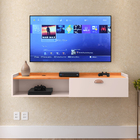 Rack Suspenso Home Classic Tv 32" 1 Porta Puxador Concha Deco