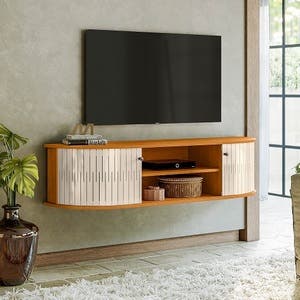 Momento Rack Rack Suspenso Modena Cinamomo/off White - Madetec Móveis | Leroy Merlin