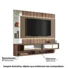 Rack Suspenso Montreal Para Tv De Até 75 - Sepia/nogueira