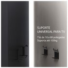 Rack Suspenso Nature 181cm  Prateleira  Suporte Tv Até 80 Pol