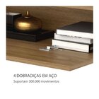 Rack Suspenso Nature 181cm  Prateleira  Suporte Tv Até 80 Pol