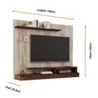 Rack Suspenso P/tv Até 50 Polegadas Mdf Valencia Plus Permobi