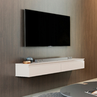 Rack Suspenso Para Painel Ou Tv Até 55 Polegadas 2 Gavetas 1,