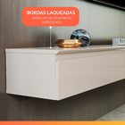 Rack Suspenso Para Painel Ou Tv Até 55 Polegadas 2 Gavetas 1,