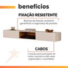 Rack Suspenso Para Painel Ou Tv Até 65 Polegadas 1,43m 2 Port