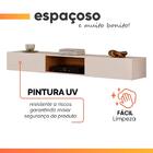 Rack Suspenso Para Painel Ou Tv Até 65 Polegadas 1,43m 2 Port