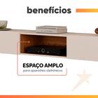 Rack Suspenso Para Painel Ou Tv Até 65 Polegadas 1,43m 2 Port