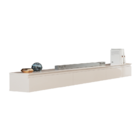 Rack Suspenso Para Painel Ou Tv Até 75 Polegadas 3 Gavetas 1,