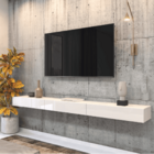 Rack Suspenso para Painel ou TV até 75 Polegadas 3 Portas 1,9