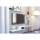 Rack Suspenso Para Quarto Sala 4 Nichos Peças Em Mdf Branco