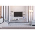 Rack Suspenso Para Quartos E Salas Com 4 Nichos Prateleiras