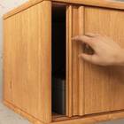 Rack Suspenso Para Sala Tv 75 Madeira 2 Portas 175 Cm Freijó