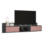 Rack Suspenso Para Tv 48 Polegadas Renna Grafito/rose Ac