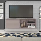 Rack Suspenso Para Tv Até 55 Polegadas 136cm Em Bp Porta Pier