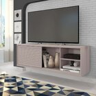 Rack Suspenso Para Tv Até 55 Polegadas 136cm Em Bp Porta Pier