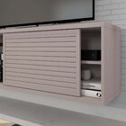 Rack Suspenso Para Tv Até 55 Polegadas 136cm Em Bp Porta Pier