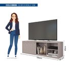 Rack Suspenso Para Tv Até 55 Polegadas 136cm Em Bp Porta Pier