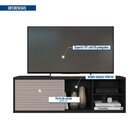 Rack Suspenso Para Tv Até 55 Polegadas 136cm Em Bp Porta Pier