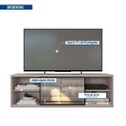 Rack Suspenso Para Tv Até 55 Polegadas 136cm Em Bp Porta Refl