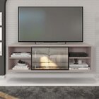 Rack Suspenso Para Tv Até 55 Polegadas 136cm Em Bp Porta Refl