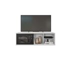 Rack Suspenso Para Tv Até 55 Polegadas 136cm Em Bp Porta Tela