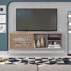 Rack Suspenso Para Tv Até 55 Polegadas 136cm Em Bp Porta Tela