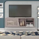 Rack Suspenso Para Tv Até 55 Polegadas 136cm Em Bp Porta Tela