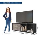 Rack Suspenso Para Tv Até 55 Polegadas 136cm Em Bp Porta Tela