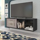 Rack Suspenso Para Tv Até 55 Polegadas 136cm Em Bp Porta Tela