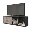 Rack Suspenso Para Tv Até 55 Polegadas 136cm Em Bp Porta Tela