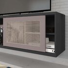 Rack Suspenso Para Tv Até 55 Polegadas 136cm Em Bp Porta Tela