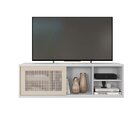 Rack Suspenso Para Tv Até 55 Polegadas 136cm Em Bp Porta Tela