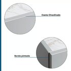 Rack Suspenso Para Tv Até 55 Polegadas Marmorizado 3 Portas D