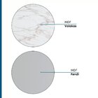 Rack Suspenso Para Tv Até 55 Polegadas Marmorizado 3 Portas D