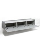 Rack Suspenso Para Tv Até 55 Polegadas Marmorizado 3 Portas D