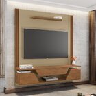 Rack Suspenso Para Tv Até 60 Polegadas 160cm 2 Portas 1 Gavet