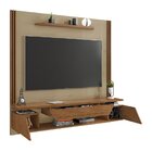 Rack Suspenso Para Tv Até 60 Polegadas 180cm 2 Portas 1 Gavet