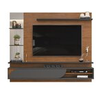 Rack Suspenso Para Tv Até 60 Polegadas 1 Porta 2 Prateleiras