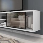 Rack Suspenso Para Tv Até 72 Polegadas 180cm 2 Portas Reflect