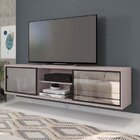 Rack Suspenso Para Tv Até 72 Polegadas 180cm Em Bp Porta Refl