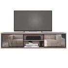 Rack Suspenso Para Tv Até 72 Polegadas 180cm Em Bp Porta Refl