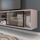 Rack Suspenso Para Tv Até 72 Polegadas 180cm Em Bp Porta Refl