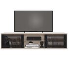 Rack Suspenso Para Tv Até 72 Polegadas 180cm Em Bp Porta Ripa