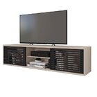 Rack Suspenso Para Tv Até 72 Polegadas 180cm Em Bp Porta Ripa