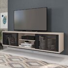 Rack Suspenso Para Tv Até 72 Polegadas 180cm Em Bp Porta Ripa