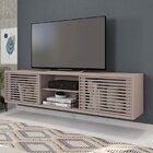 Rack Suspenso Para Tv Até 72 Polegadas 180cm Em Bp Porta Ripa