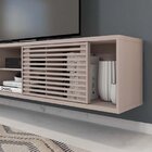 Rack Suspenso Para Tv Até 72 Polegadas 180cm Em Bp Porta Ripa