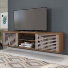 Rack Suspenso Para Tv Até 72 Polegadas 180cm Em Bp Porta Ripa