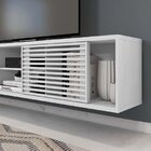 Rack Suspenso Para Tv Até 72 Polegadas 180cm Em Bp Porta Ripa